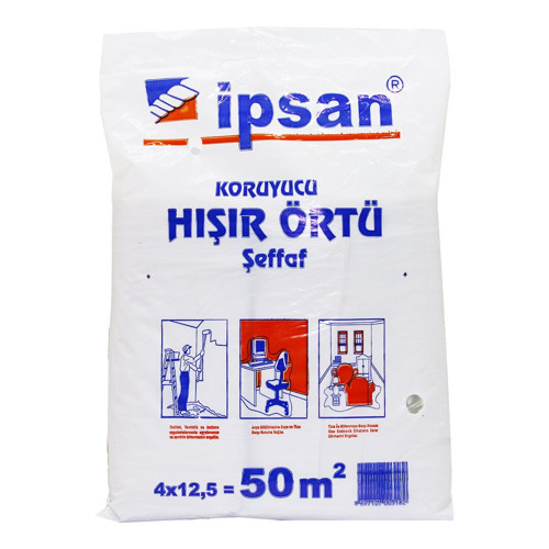 Pass İpsan 50-M2 Şeffaf Koruyucu Örtü Hışır