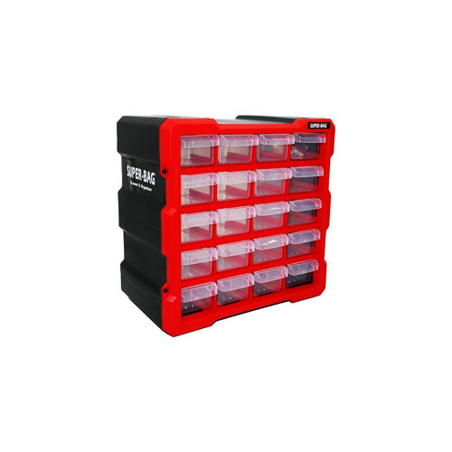 Super-Bag ASR-6006 Çekmece Seti 26.7x15.7x26.2cm 20'li Küçük Monoblok