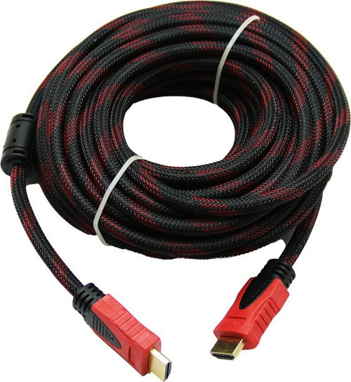 Rose RC-112-10 Kablo 10mt V1.4 Hdmı Örgülü İpli Computer Cable
