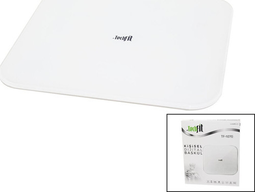 TF-1070 Dijital Baskül Terazi Tartı 180kg Oda℃ Sensör LED Ekran Gizli Ekran