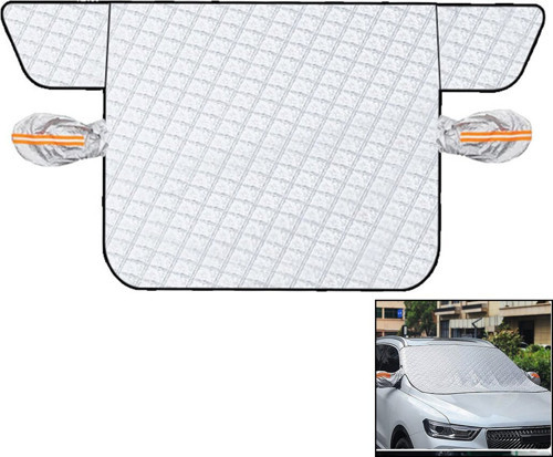 Oto ve Araç Branda 230x120cm Buz Önleyici Ayna Kapaklı Emniyet Kanatlı Kapı Sıkıştırma