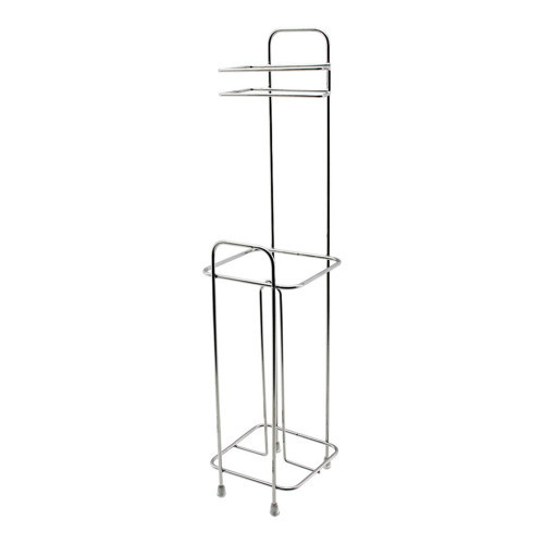 LZR-642 Yedekli WC Kağıtlık Kare Krom Metal