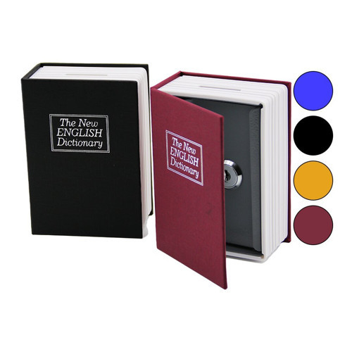 Homesafe Booksafe BAYSA-1642 KBS-801 Kilitli Kasa ve Kumbara Büyük 180x115x55mm Kitap Modeli