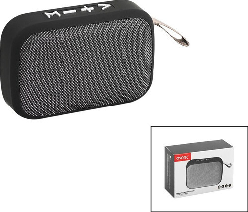 Asonic AS-02 Bluetooth Wireless Hoparlör Speaker 300MAH Pil 3W Mini Mikrofon USB Şarjlı Kart Girişi
