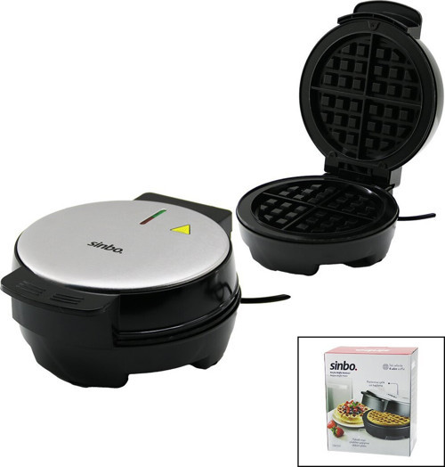 SSM-2591 Belçika Waffle Makinesi Elektrikli 4 Waffle Yapışmaz Döküm Plaka