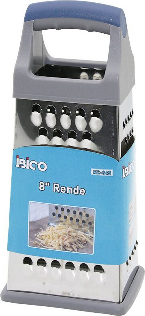 İ22-045 Rende 4GEN 8" Çelik Metal Plastik Saplı Silikon Kaplama Taban