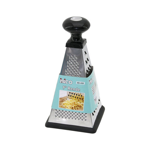 İ22-048 Rende 4GEN 9" Piramit Çelik Metal Plastik Topuz Başlı Silikon Kaplama Taban