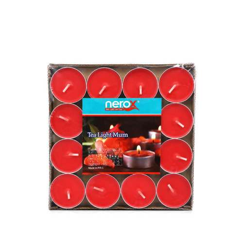 NRX-39K Tea Light Yuvarlak Mum Mix 32 Adet