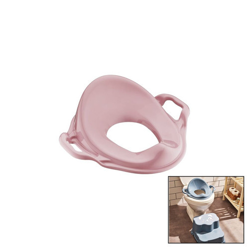 Dünya BABY-11107-603 Çocuk Kulplu Klozet Adaptörü Pembe
