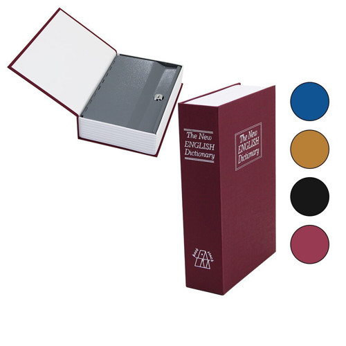 Homesafe Booksafe BAYSA-1760 KBS-802 Kilitli Kasa ve Kumbara Büyük 240x155x55mm Kitap Modeli