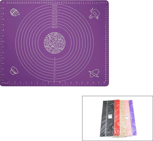 İ22-371 Hamur Matı 220gr 45x65cm Dikdörtgen Ölçek Çizimli Renkli Silikon