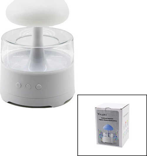 SDR-H-010 Hava Nemlendirici 300ml Kumandalı USB Şarjlı Buhar Makine Yağmur Bulutu