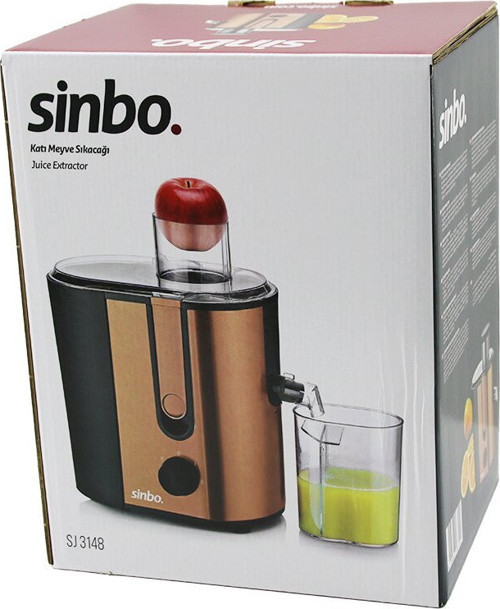 SJ-3148 Katı Meyve Sıkacak 600W M.Suyu: 450ml 65mm Besleme Tüpü Hazne Posa: 1250ml Rose Gold