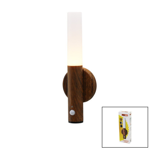 EAMP-098/1 Dolunay LED Aplik Lamba 1W Sensörlü 1-3mt Günışığı LED Type-C Şarjlı