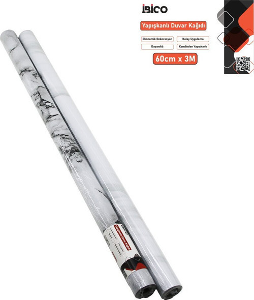 İ13-076 Folyo Sticker ve Duvar Kağıt 3mt X 60cm Dayanıklı Dekorasyon Tezgah Üstü