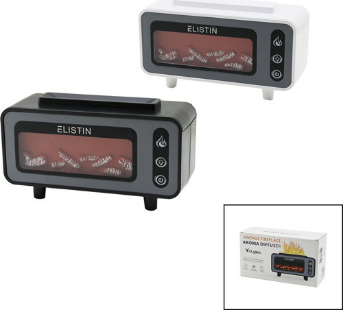 Elıstın SDR-H008 Hava Nemlendirici 4.5W 200ml Işıklı USB Şarjlı Mini Şömine Buhar Makine