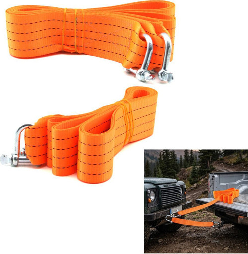 KRT-1079 Oto Çekme Halatı 3.25mt 3.50 Ton Bez Kemer