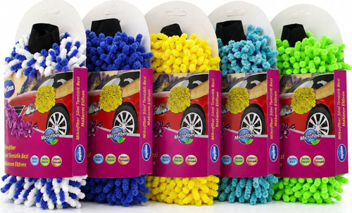 -238338 MY-19 Mikrofiber Şonil Temizlik Bezi ve Makarna ve Oto Yıkama Eldiveni