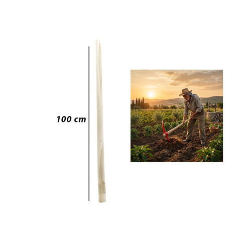 KRT-1027 KS-0080 Ahşap Kazma Sap 100cm