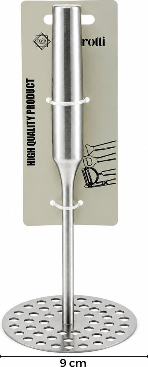 DMR-10199 Patates Ezici Çap : 8cm Metal Saplı 11.5cm Toplam Uzunluk : 26.5cm Yuvarlak