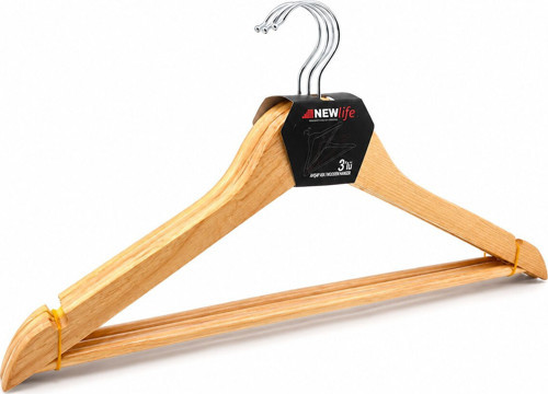 NEWLİFE Ahşap Askı Hortumlu 40 cm
