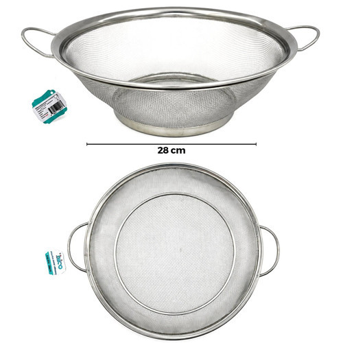 Tel Sepet Süzgeç Metal Kulplu 28cm