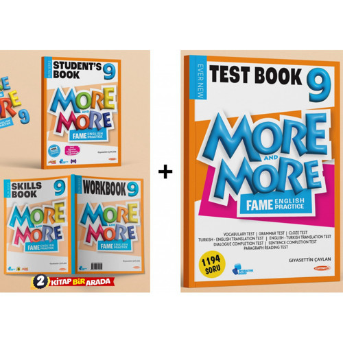 9. Sınıf More And More Student's Book - Workbook - Skills + Test Book Maarif Model