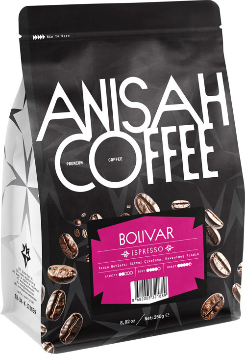 Bolivar Espresso Çekirdek Kahve | 250 gr
