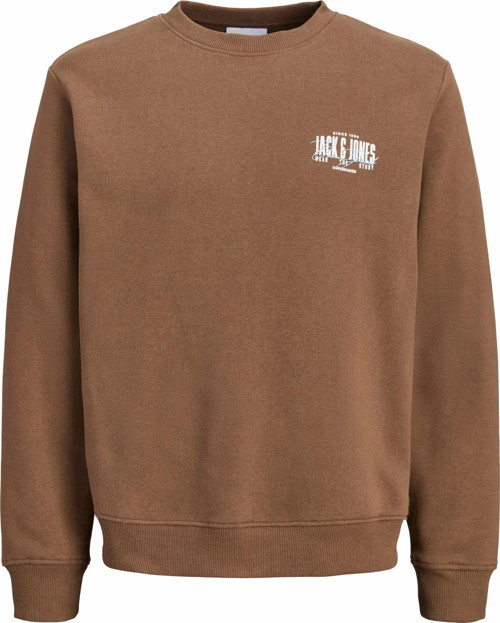 Jack Jones Aero Regular Fit Bisiklet Yaka Erkek Sweat 12298492