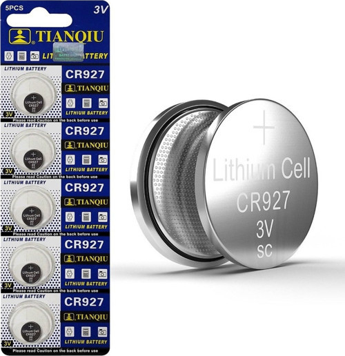 CR927 3V Lityum Düğme Pil 5'li Paket