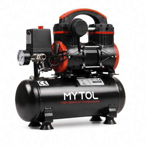 MYK0061 6 Litre 1 HP Yağsız Taşınabilir Hava Kompresörü 8 Bar