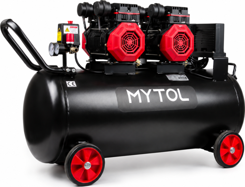 MYK1001 100 Litre 4 HP Yağsız Yüksek Hızlı Hava Kompresörü 8 Bar