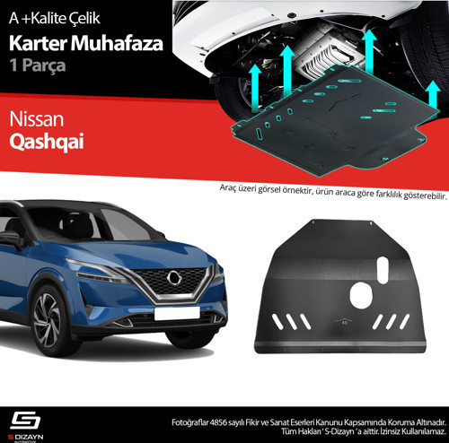 Nissan Qashqai Çelik Karter Muhafaza Koruma 2021 Üzeri A+ Kalite