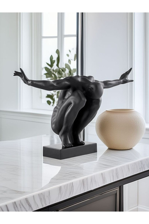 Soyut Sanat Heykeli Iskandinav Dekoratif Hediyelik Ev Ofis