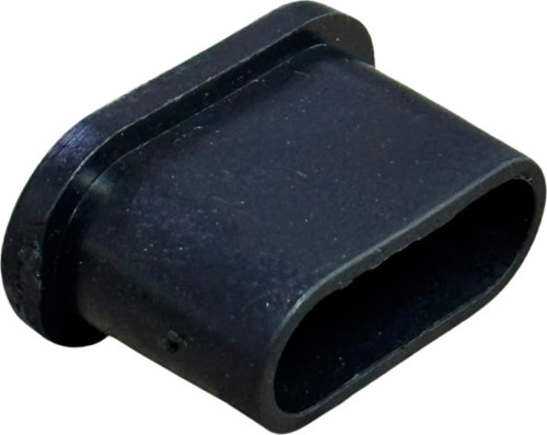 15x30 Mm Elips Bombeli Profil Tapası Siyah (20 adet)