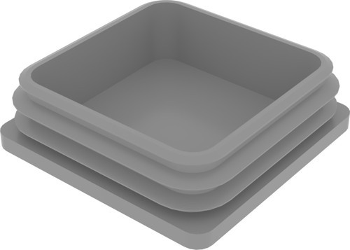 100x100 Mm Kademeli İç Profil Tapası Ral7035 (2 Adet)