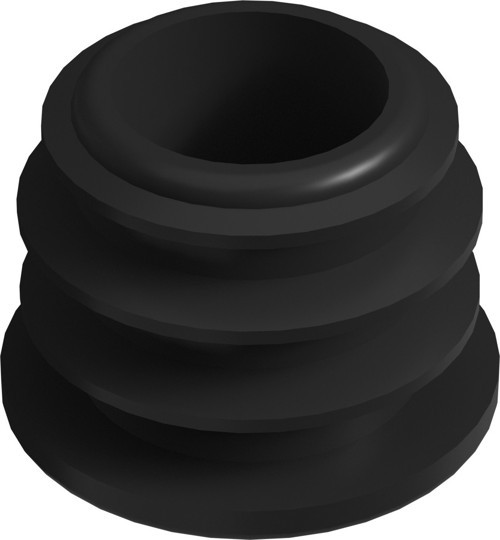 19 Mm Boru İçin Kademeli İçe Geçme Boru Tapası, Boru Kapak, Boru Tapa Siyah (20 adet)