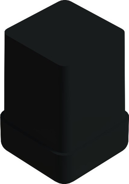 10x10 Mm Düz İç Profil Tapası Siyah (1 Adet)