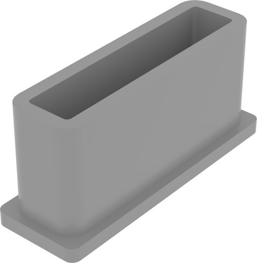 10x30 Mm Düz İç Profil Tapası Ral7035 (20 adet)