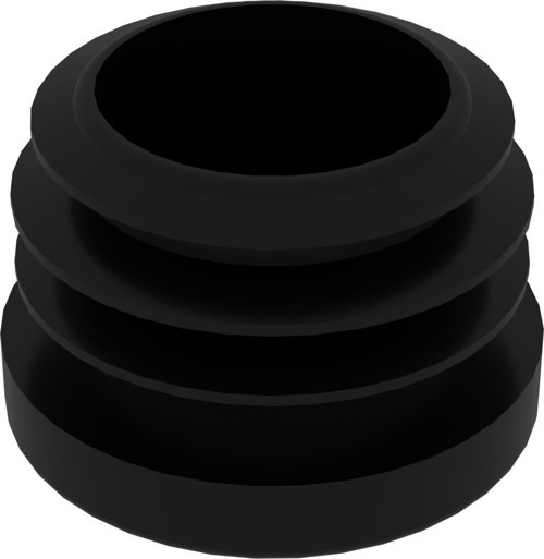 21 Mm Kademeli İç Profil Tapası Siyah (20 adet)