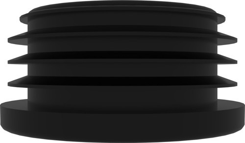 42 Mm Boru İçin Kademeli İçe Geçme Boru Tapası, Boru Kapak, Boru Tapa Siyah (20 adet)