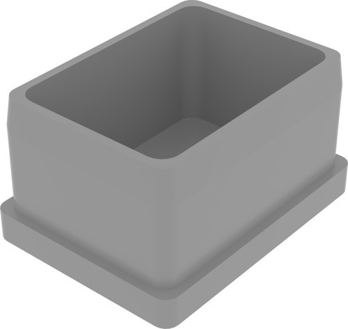 30x40 Mm Düz İç Profil Tapası Ral7035 (20 adet)