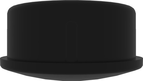 42 Mm Bombeli İç Profil Tapası Siyah (20 adet)