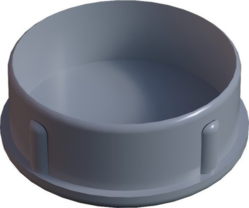 76 Mm Düz İç Profil Tapası 1.2 Mm Ral7035 (1 Adet)