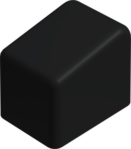 Kaydırmaz Merdiven Ayağı Plastiği Merdiven Pabucu 20x30 Mm Siyah (1 Adet)