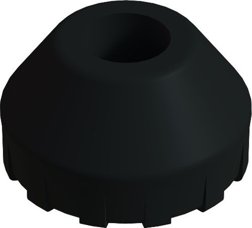 7 Mm Dış Konik Tel Sandalye Pabucu Siyah (2 Adet)