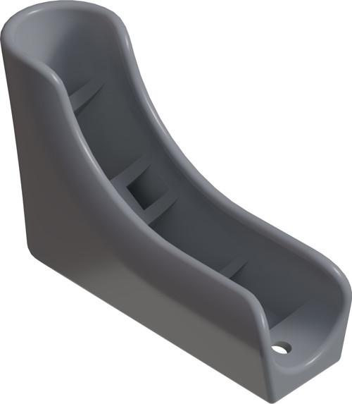 21-22 Mm V Takoz Sıra Pabucu Ral7035 (2 Adet)