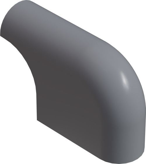 25x50 Mm Elips Izgara Pabuç Meb Ral 7035 (20 adet)