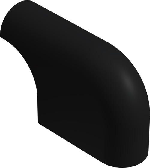 25x50 Mm Elips Izgara Pabuç Meb Siyah (20 adet)