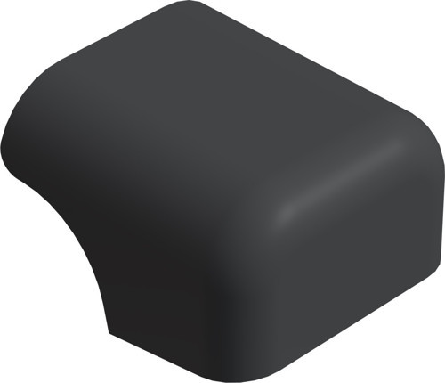 25x50 Mm Elips Yan Izgara Pabuç Gri (1 Adet)